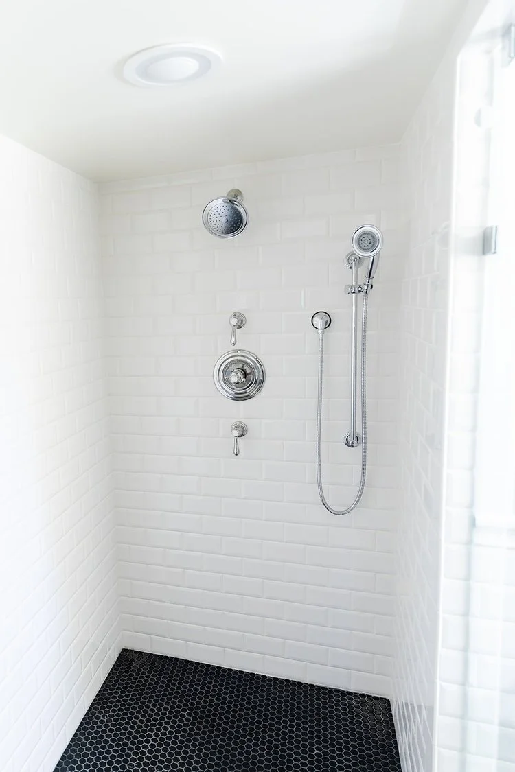 Perspective highlighting the new layout and flow from Bathroom Remodel — Pleasant Point Surry Virginia by VanFleet Homes