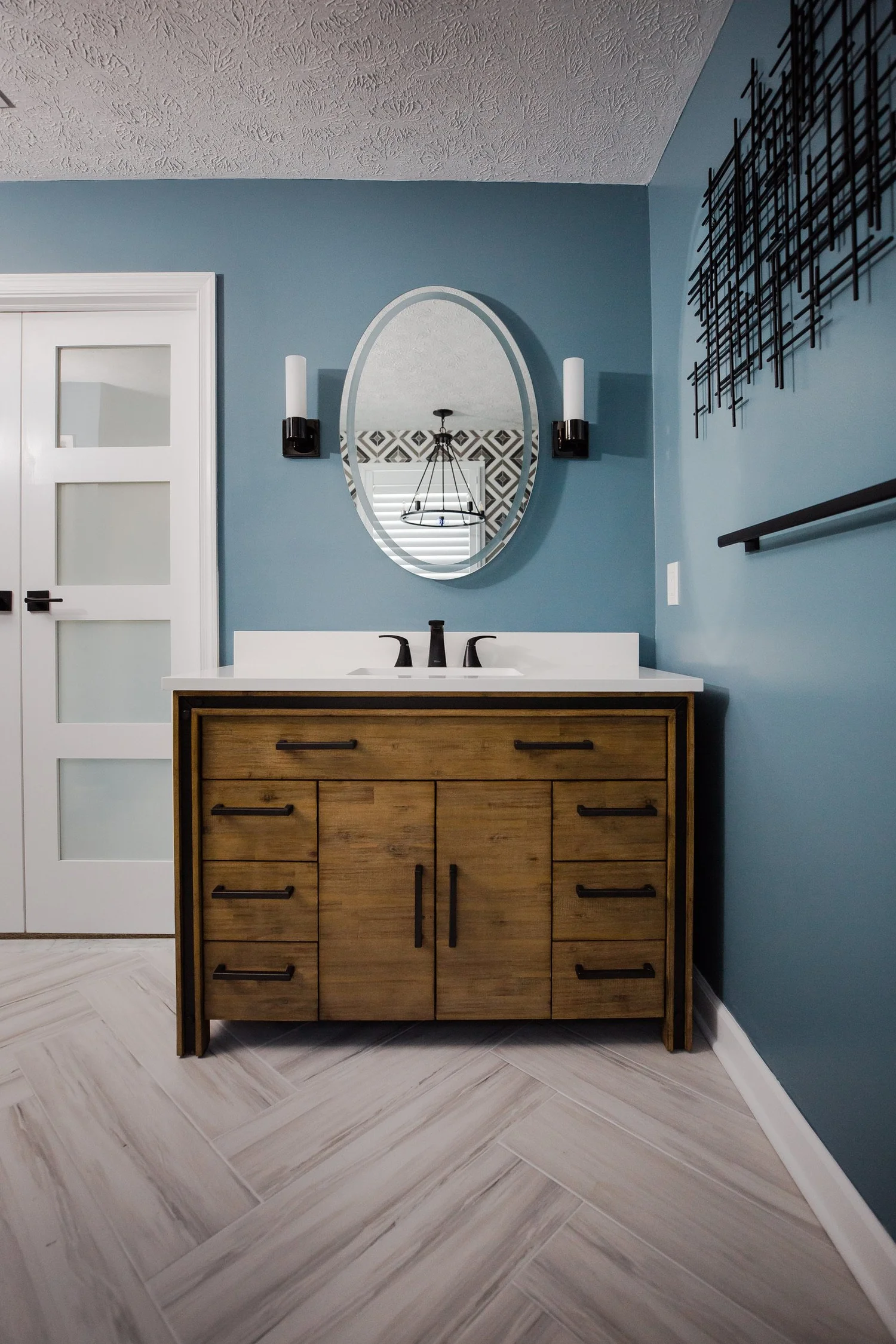 Wide view of the finished room from Bathroom Remodel — Kiln Creek Newport News Virginia by VanFleet Homes