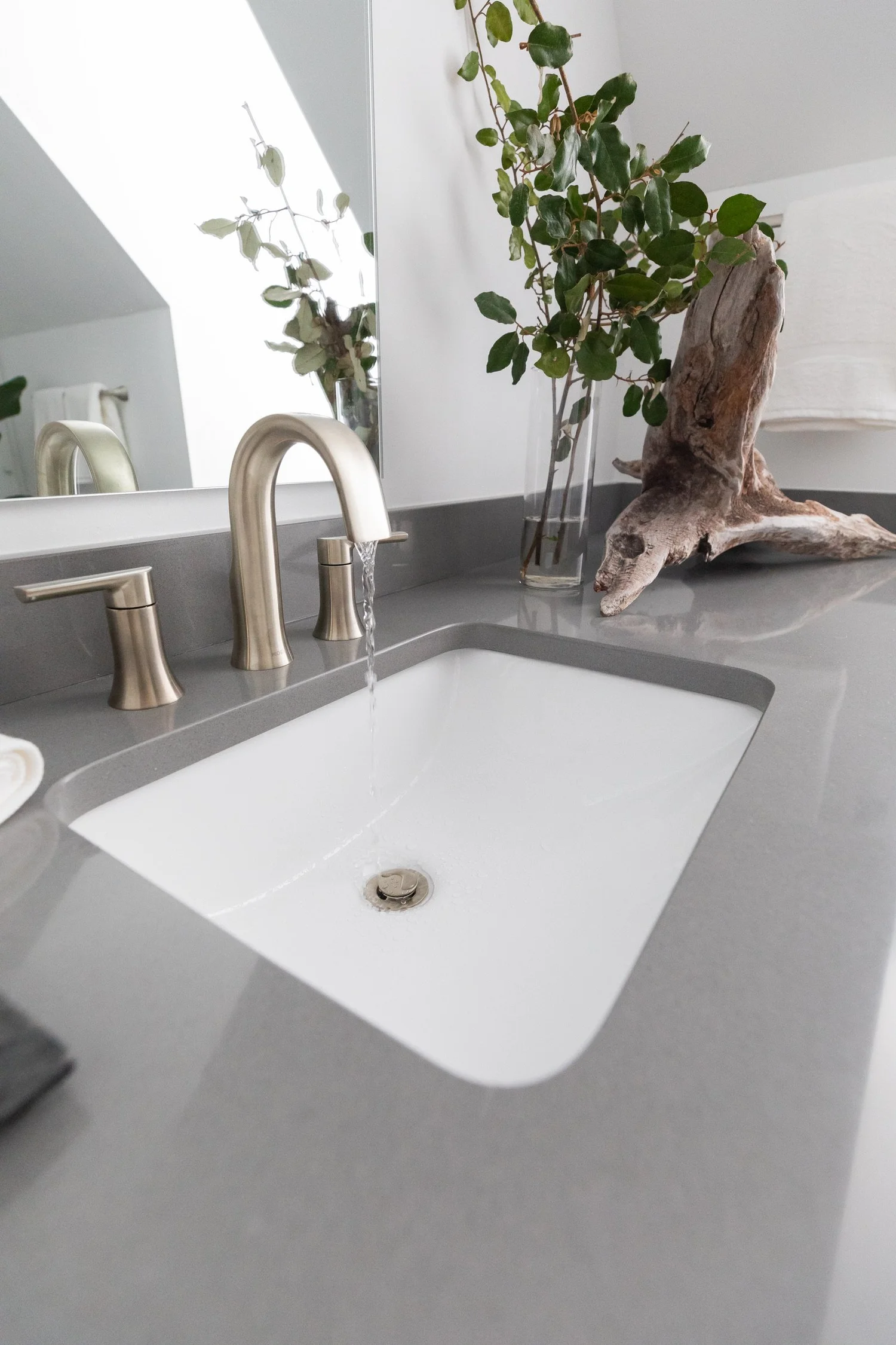 Alternate angle showing the completed construction from Bathroom Remodel — Queenslake Yorktown Virginia by VanFleet Homes