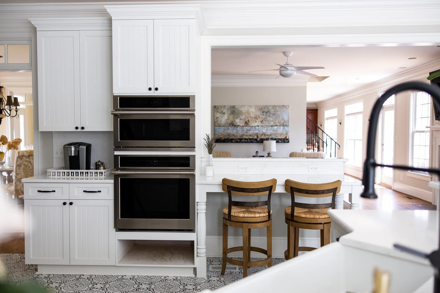 Closer perspective on the finish work from Kitchen Remodel — Toano Virginia by VanFleet Homes