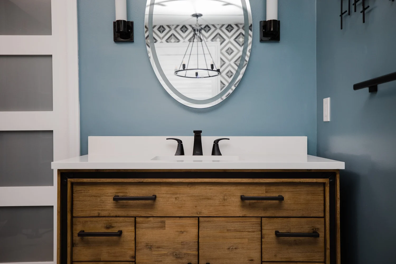 Alternate angle showing the completed construction from Bathroom Remodel — Kiln Creek Newport News Virginia by VanFleet Homes