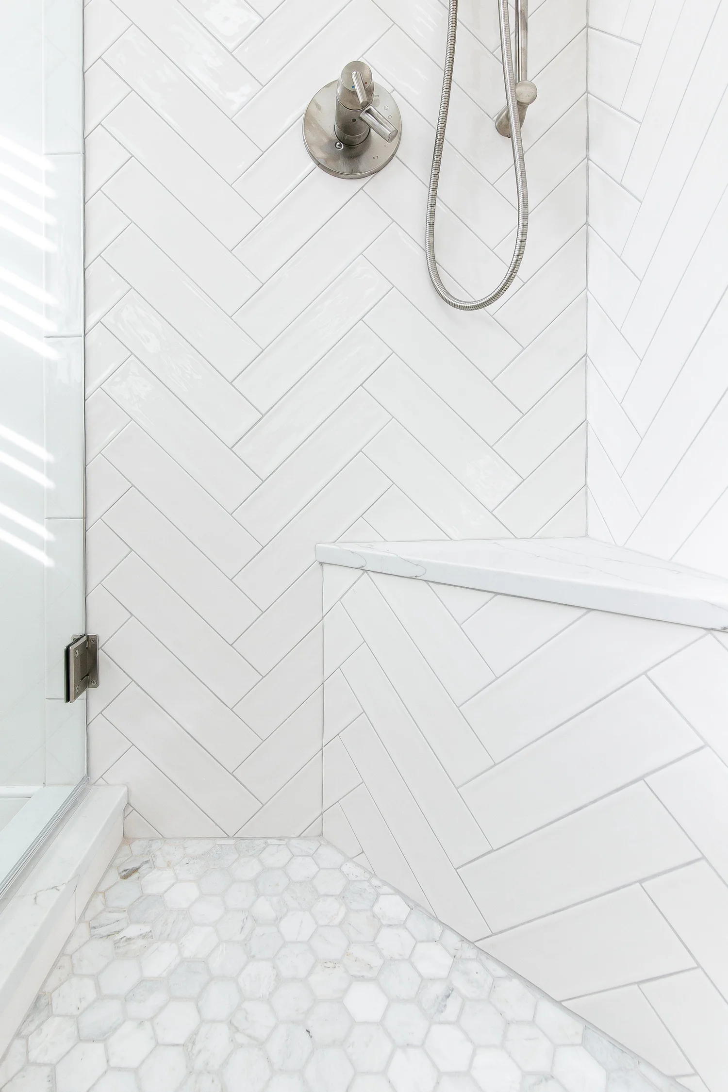 Perspective highlighting the new layout and flow from Bathroom Remodel — Windsor Forest Williamsburg Virginia — Project 2 by VanFleet Homes