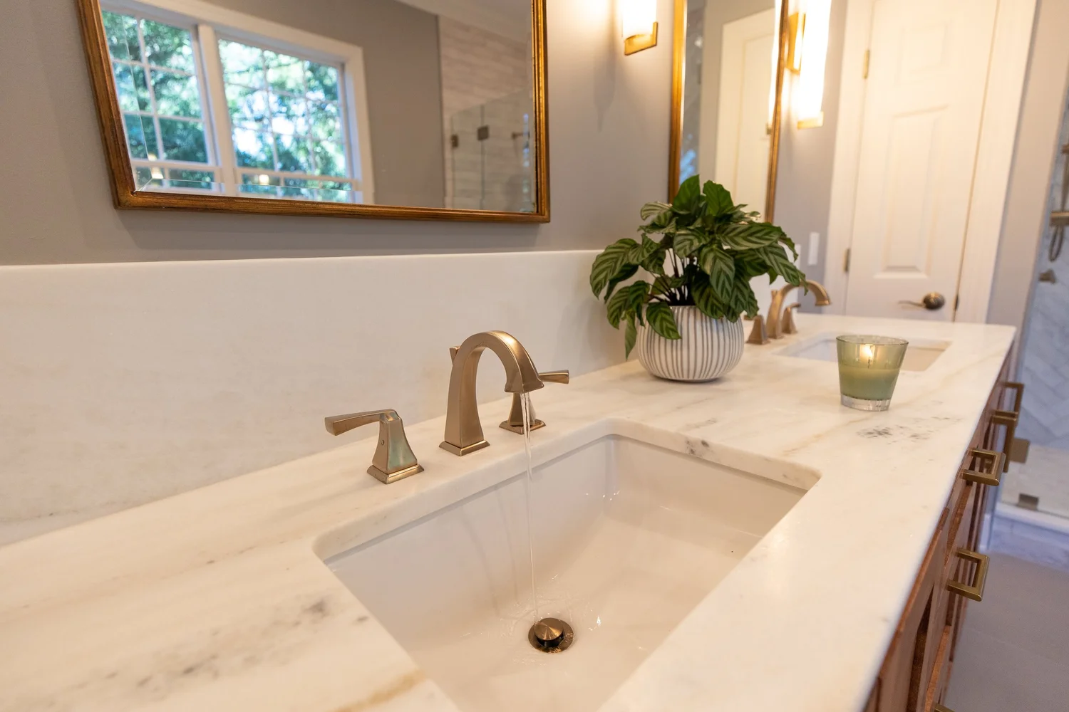 Material and craftsmanship perspective from Bathroom Remodel — Ford’s Colony Williamsburg Virginia — Project 7 by VanFleet Homes