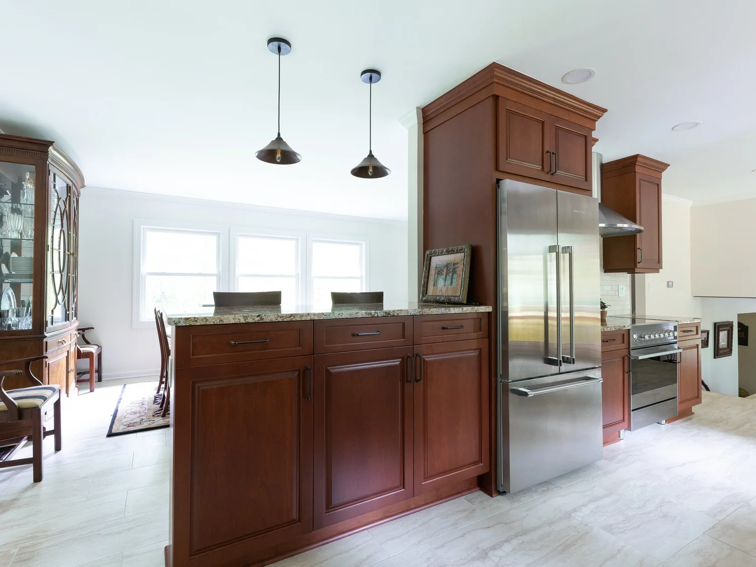 Wide view of the finished room from Kitchen Remodel — Fenton Mill Williamsburg Virginia by VanFleet Homes