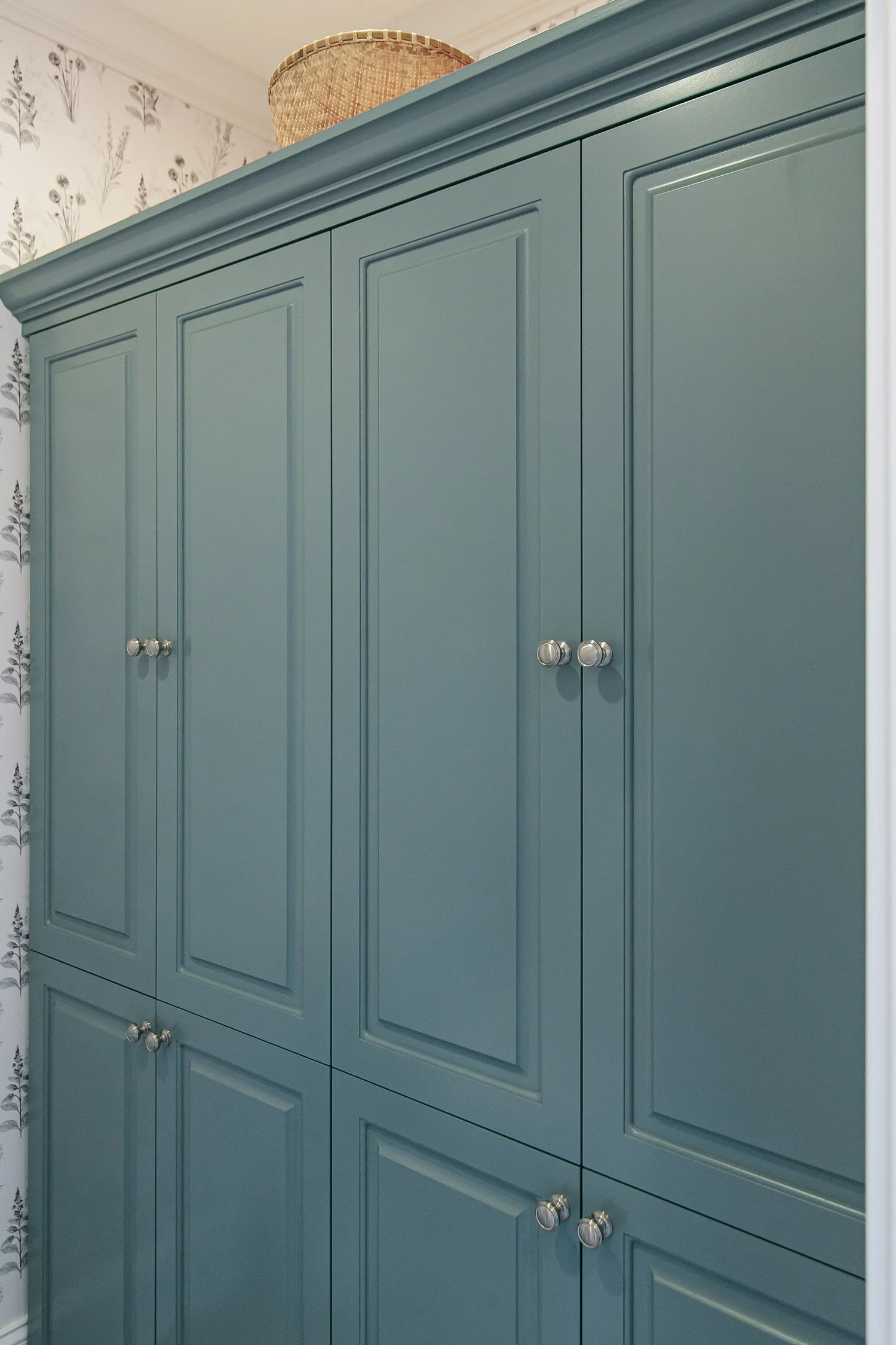 Perspective showing coordinated materials and finishes from Bathroom Remodel — Governor’s Land Williamsburg Virginia by VanFleet Homes