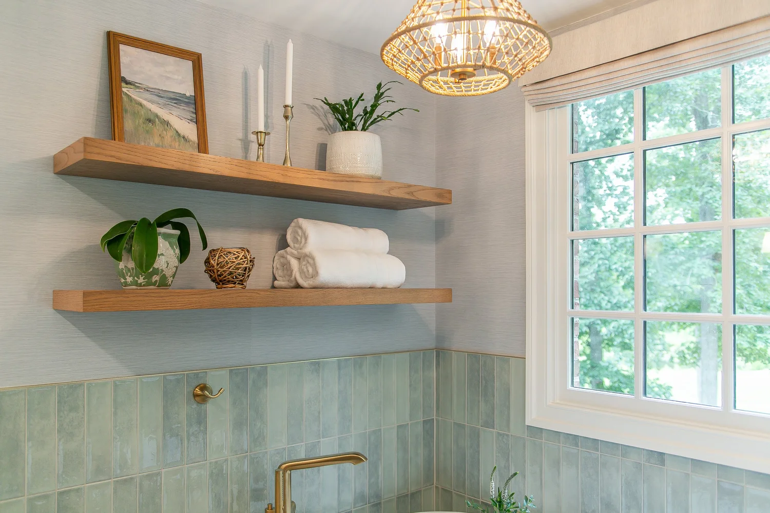 Secondary room perspective with completed details from Bathroom Remodel — Ford’s Colony Williamsburg Virginia — Project 1 by VanFleet Homes