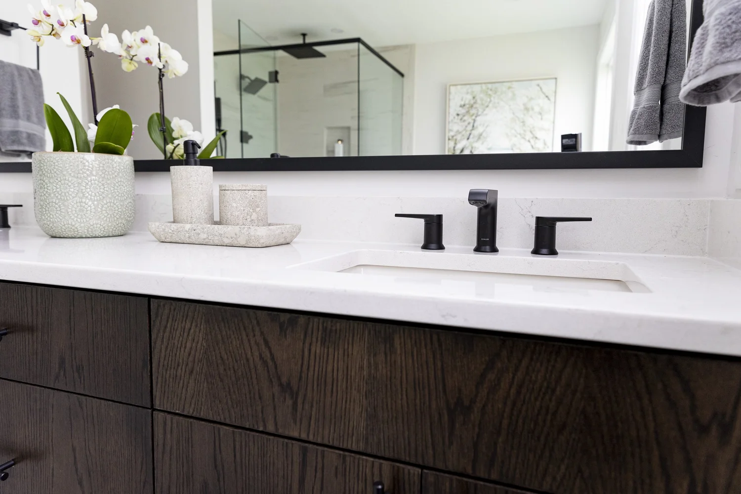 Craftsmanship view from another angle from Bathroom Remodel — Seaford Virginia by VanFleet Homes