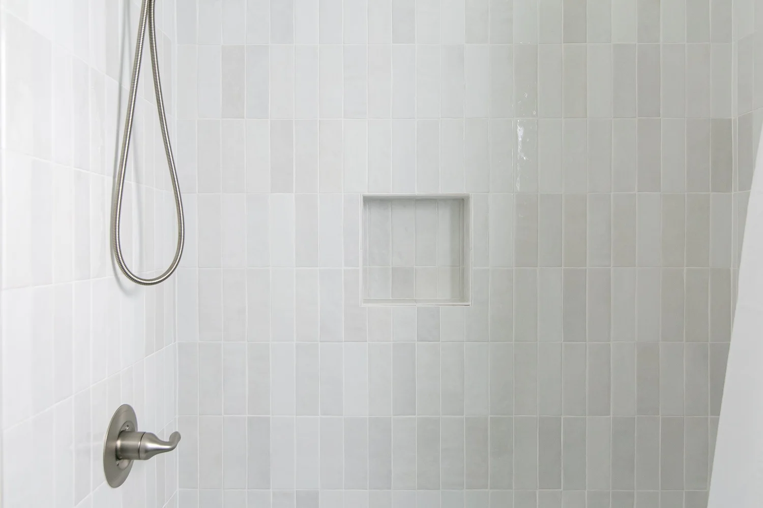 Perspective highlighting the new layout and flow from Bathroom Remodel — Holly Grove Williamsburg Virginia by VanFleet Homes
