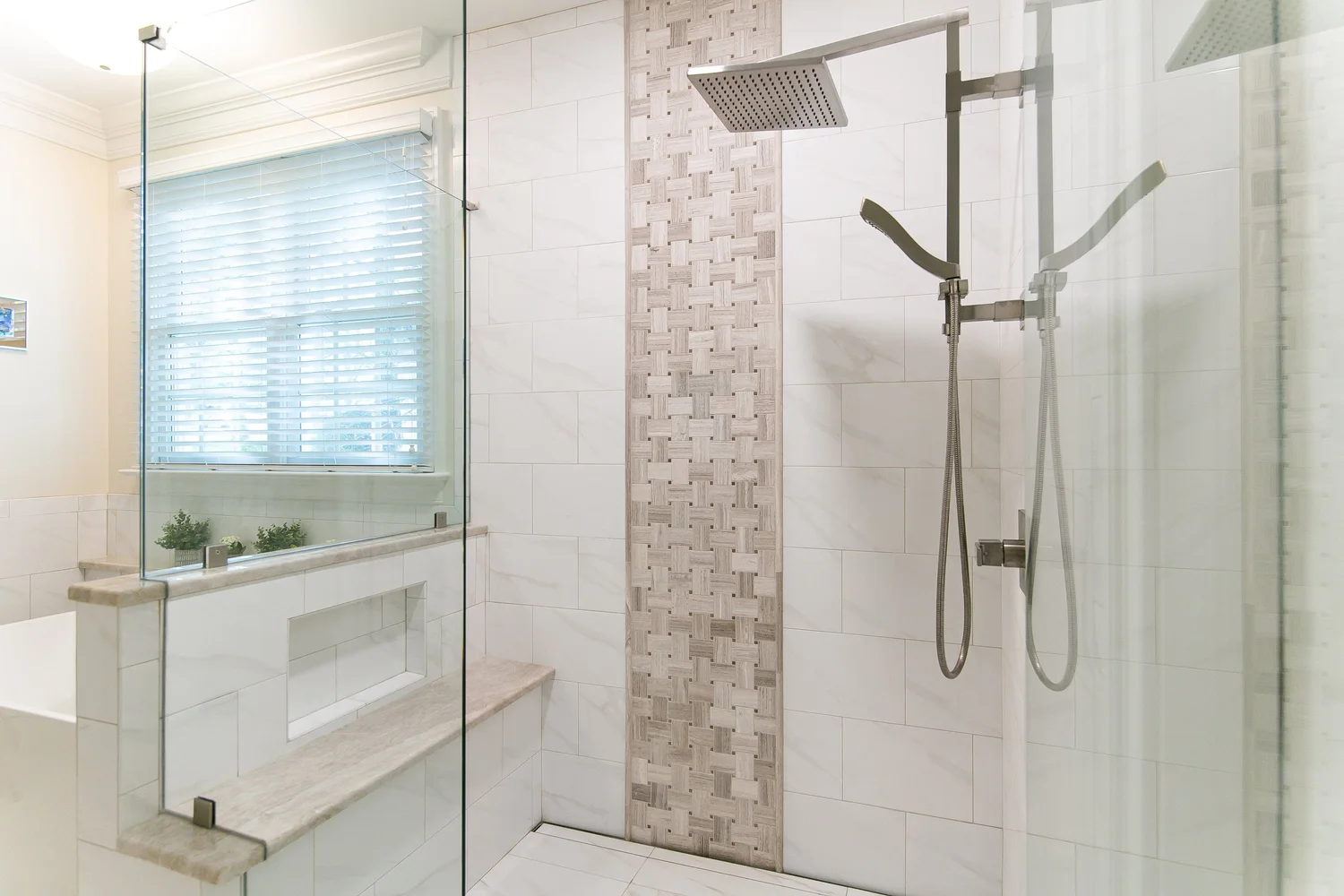 Secondary room perspective with completed details from Bathroom Remodel — Ford’s Colony Williamsburg Virginia — Project 6 by VanFleet Homes