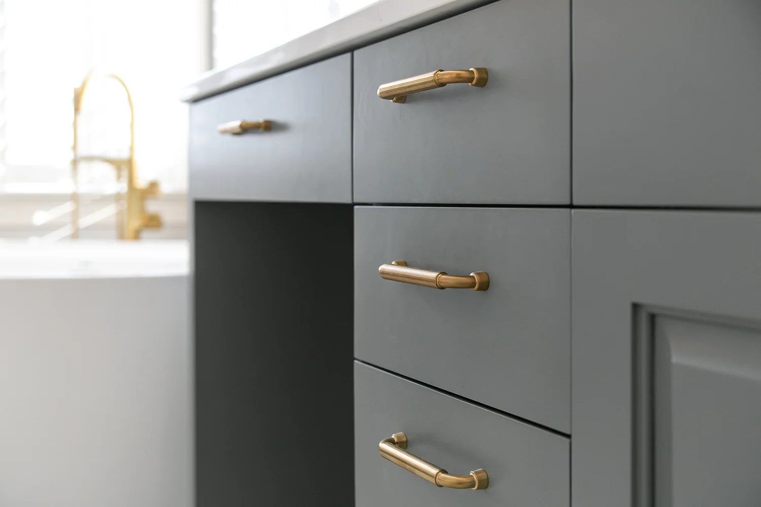Material and craftsmanship perspective from Bathroom Remodel — Kiln Creek Yorktown Virginia — Project 1 by VanFleet Homes