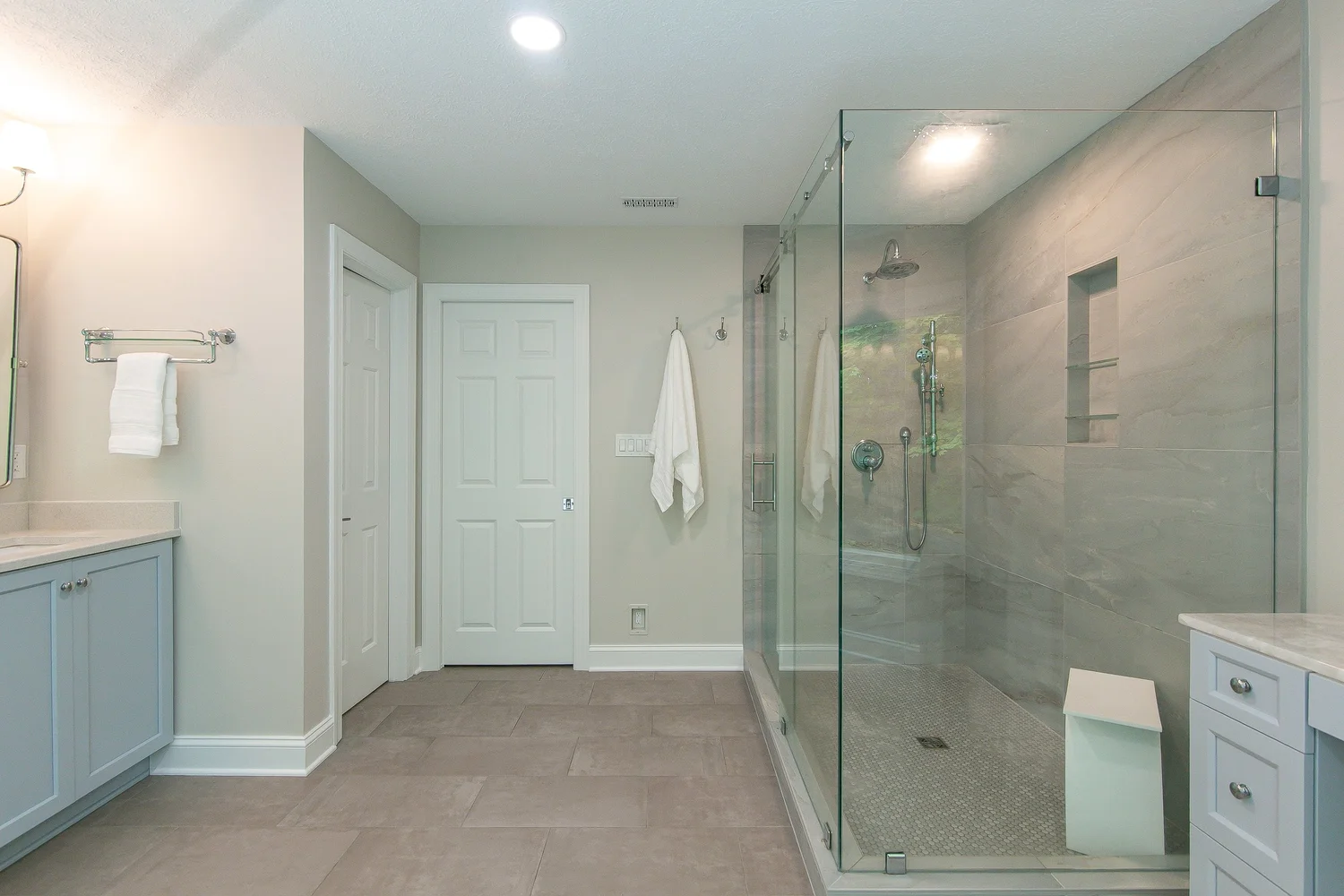 Final gallery view of the finished space from Bathroom Remodel — Toano Virginia by VanFleet Homes