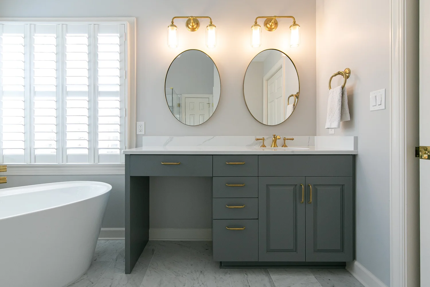 Craftsmanship view from another angle from Bathroom Remodel — Kiln Creek Yorktown Virginia — Project 1 by VanFleet Homes