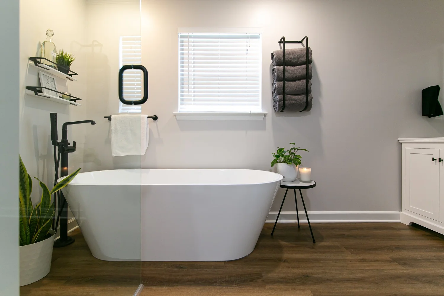 Final gallery view of the finished space from Bathroom Remodel — Scotts Pond Williamsburg Virginia by VanFleet Homes